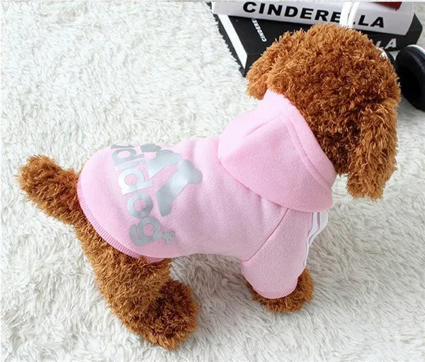 New Spring Fashion Dog Clothes Cat Pet Hoodie Coat Sportwear Cotton Sweater Outfit Clothing for Small Dogs