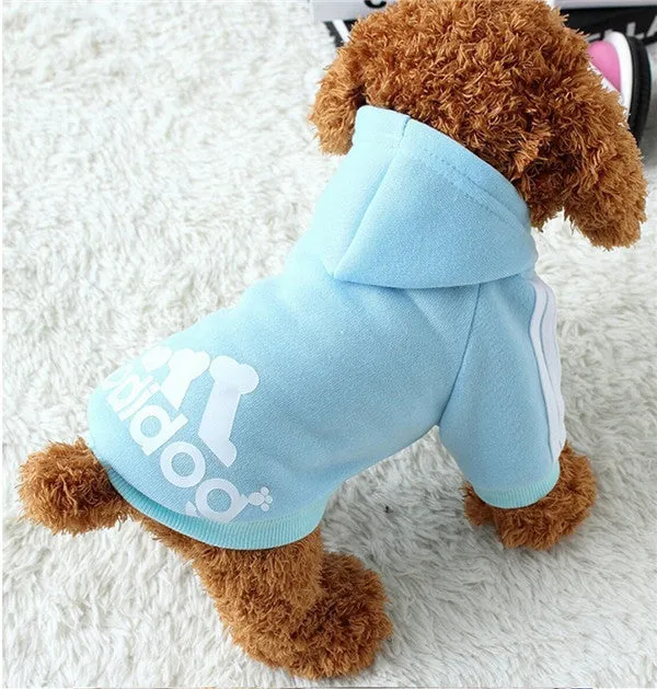 New Spring Fashion Dog Clothes Cat Pet Hoodie Coat Sportwear Cotton Sweater Outfit Clothing for Small Dogs