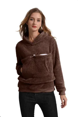 Pet Cat Dog Pouch Hoodies Small Animal Carrier  Kitten Puppy Pouch Sweatshirt Kangaroo Pocket Pullover Top