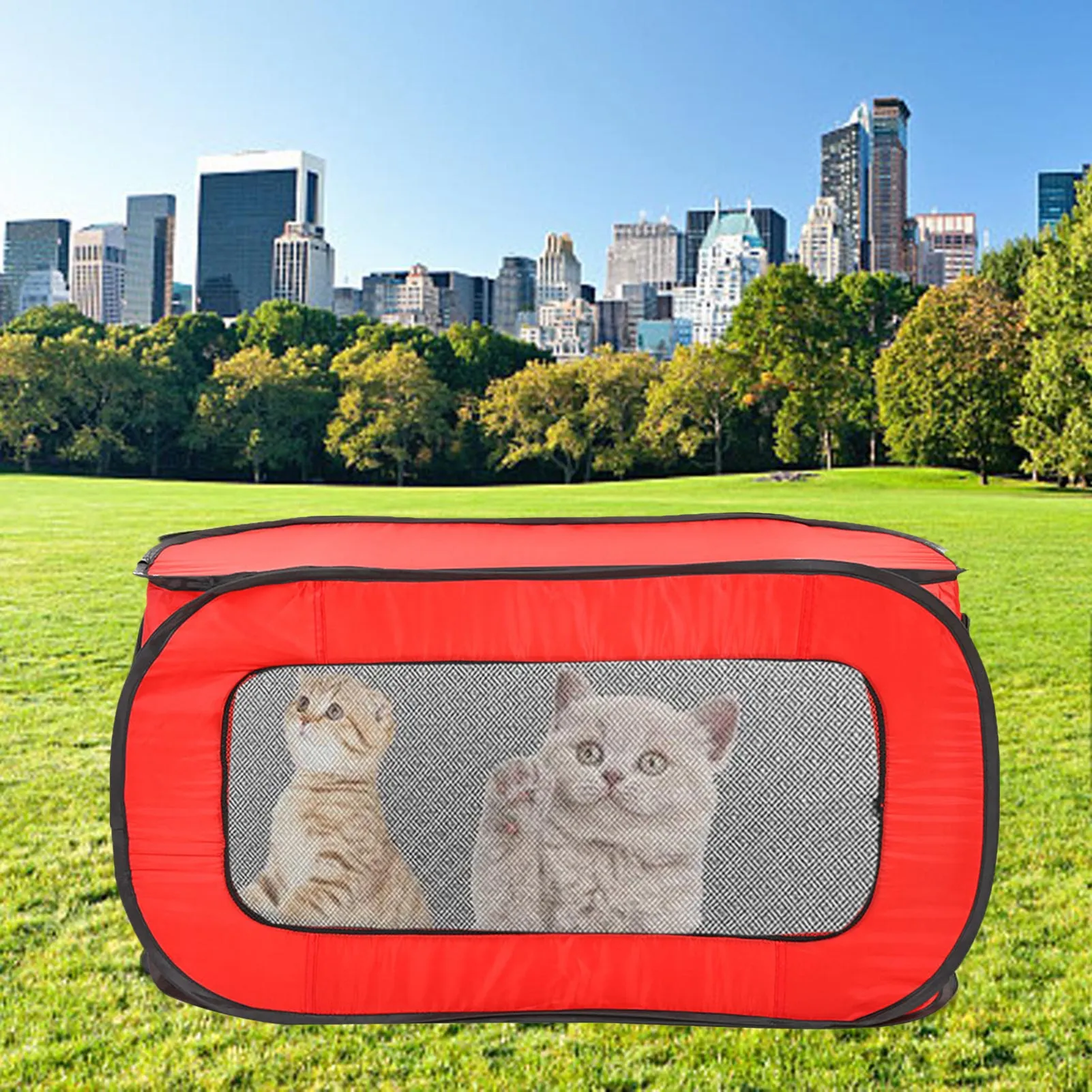 Pet Tent House Foldable Portable Cage