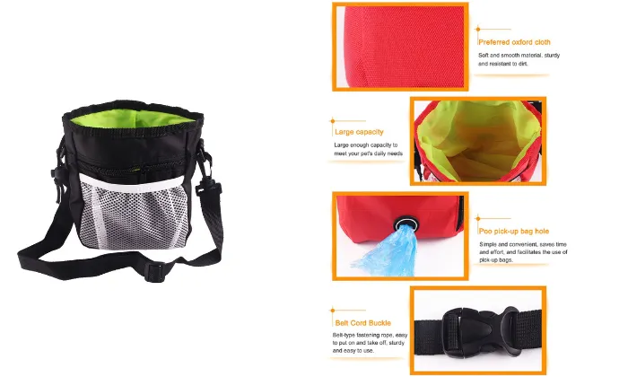 Pet Training Multifunctional Bag - Black