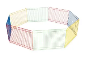 Prevue Pet Products Multi-Colour Small Animal Playpen
