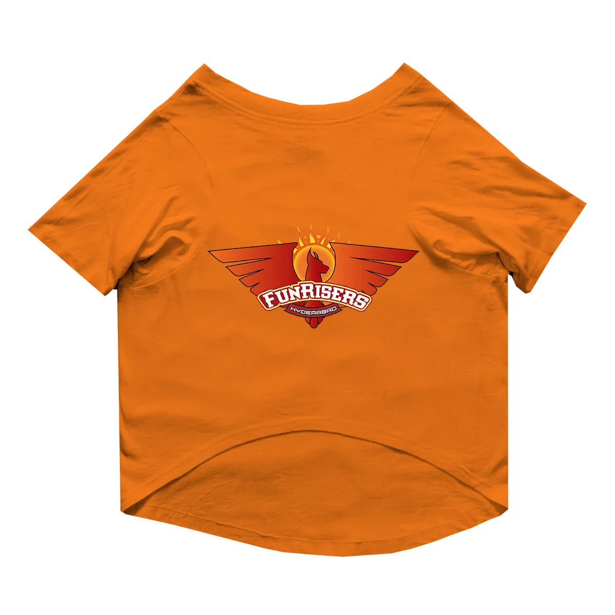 "Funrisers Hyderabad" Customizable Crew Neck T-shirt Dog Jersey