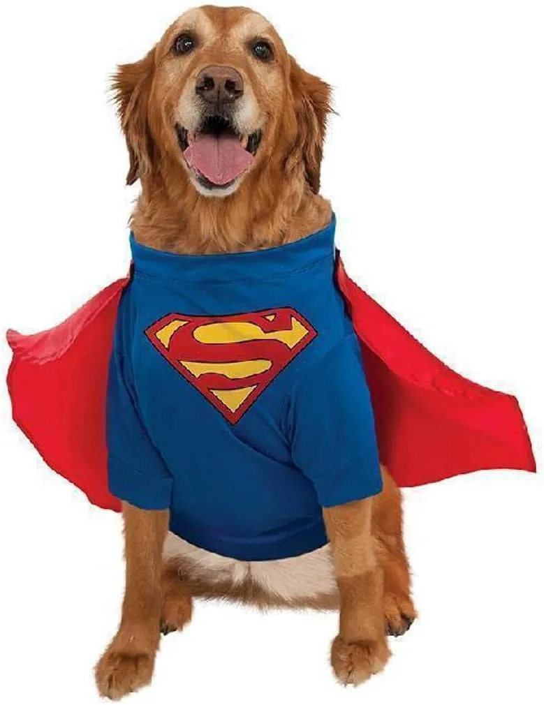 Rubies DC Comics Superman with Arms Pet Costume for Themed Parties and Halloween, Small