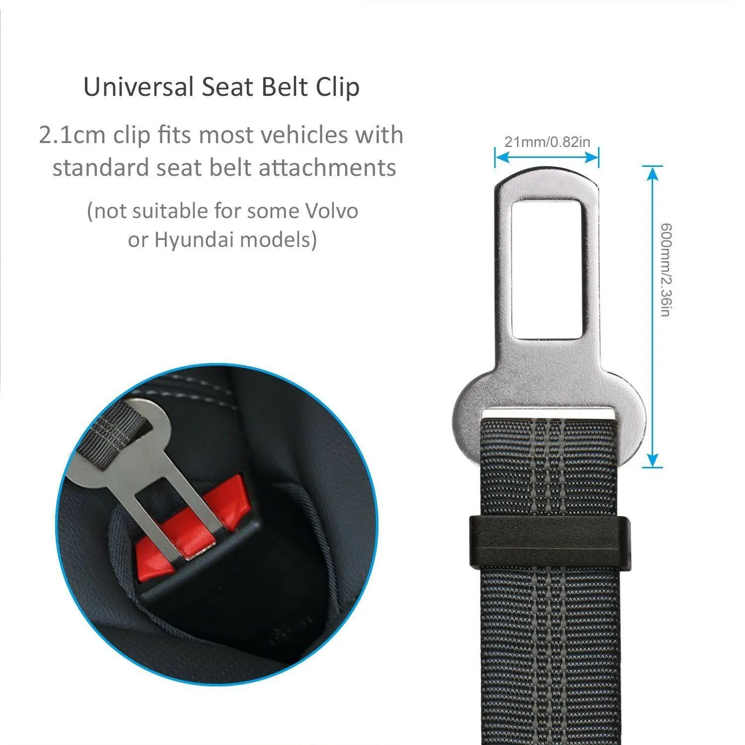 Safety First Anti-Shock Pet Dog Car Seat Belt