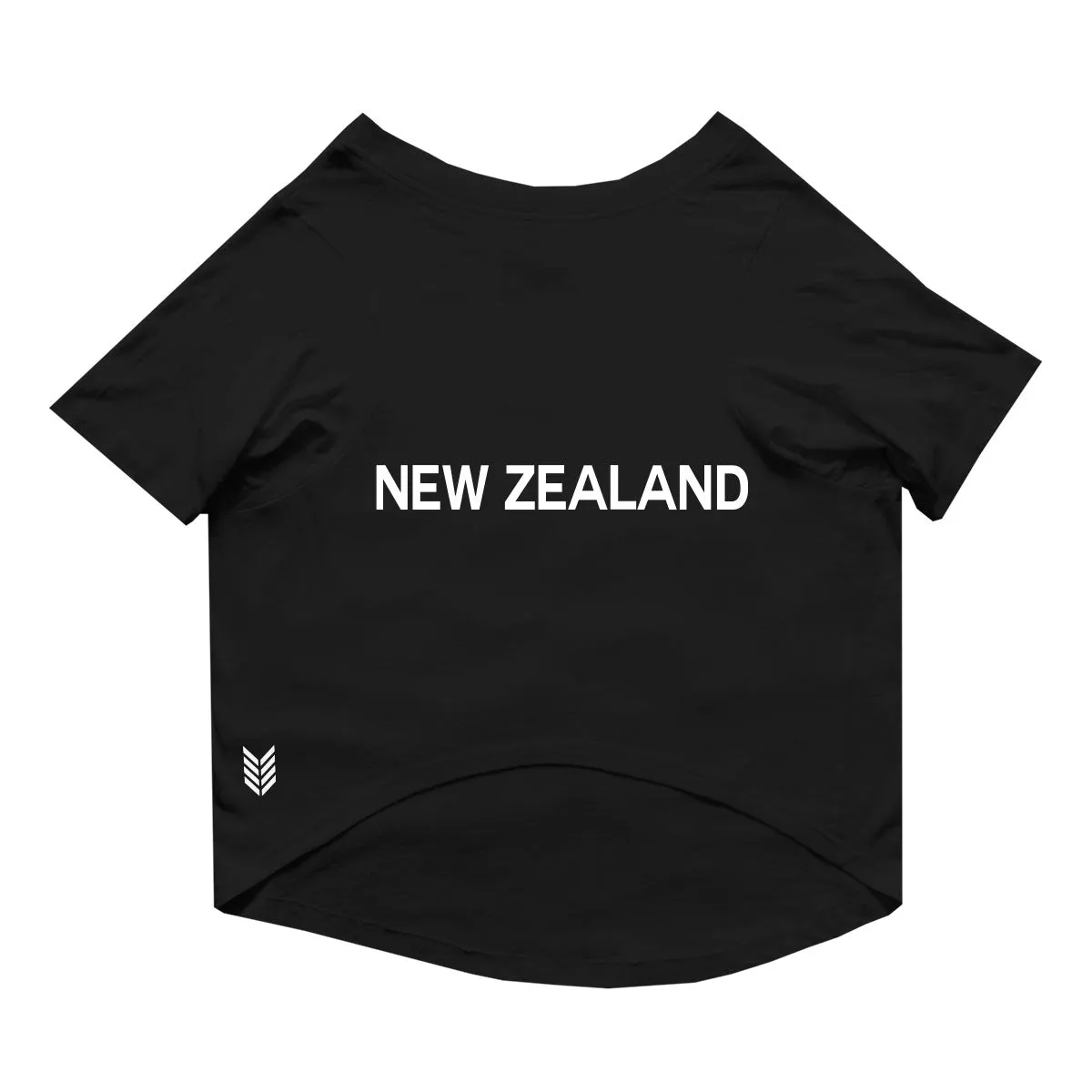 T-20 Cricket World Cup 2024 Customizable Dog Sports Crew Neck T-shirt/Jersey Team New Zealand With Customizable Dog Name and Jersey Number
