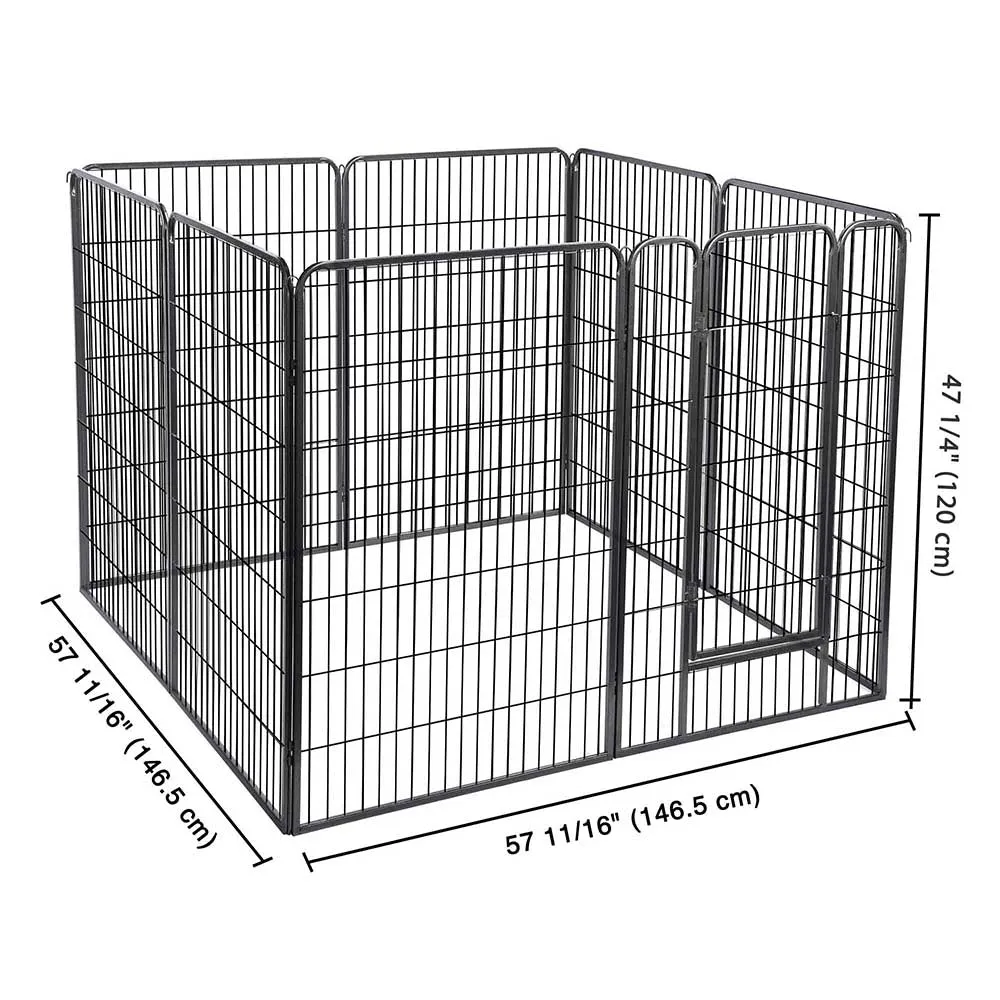 TheLAShop Heavy Duty Dog Kennel Playpen 47"H 8-Panel